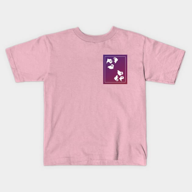 Ghosts Kids T-Shirt by kalinakelley1